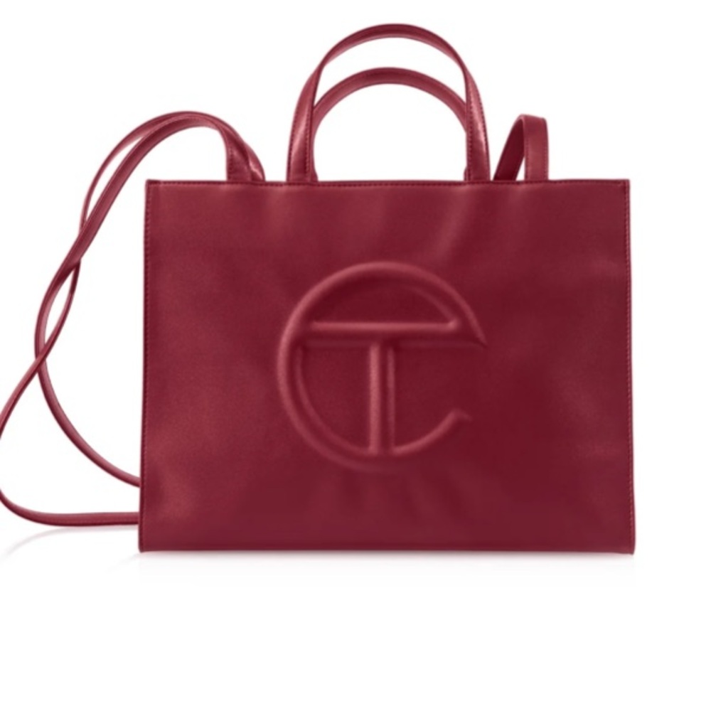 NWT Telfar medium shopping bag in the color OXBLOOD.